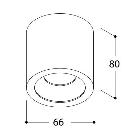 TAL FUNNEL ON SPLASH CI MAINS DIMM ceiling lamp