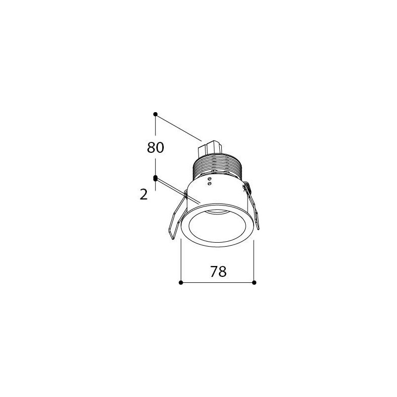 Tal HELAX HALOLED OUT TORSION Einbauspot