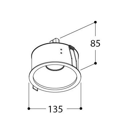 TAL HELAX SML BEAUFORT² TORSION FLOOD recessed spot