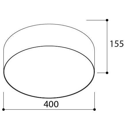 TAL HUBBLE 400 Surface Mounted ceiling lamp