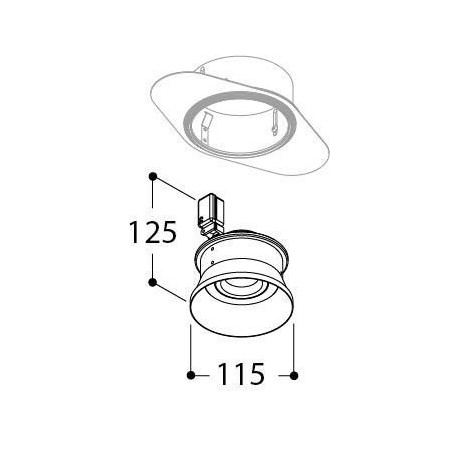 TAL INTANA HALOLED recessed spot