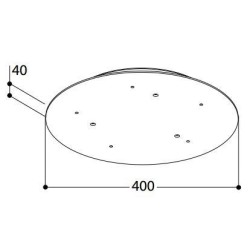 TAL LIGHTING M10 CLUSTERPLATE 7 (ROUND) 230V
