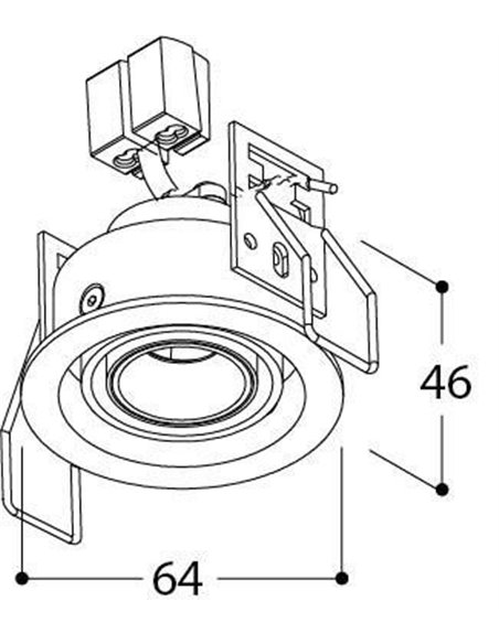 TAL MICRO ECLIPS TORSION recessed spot