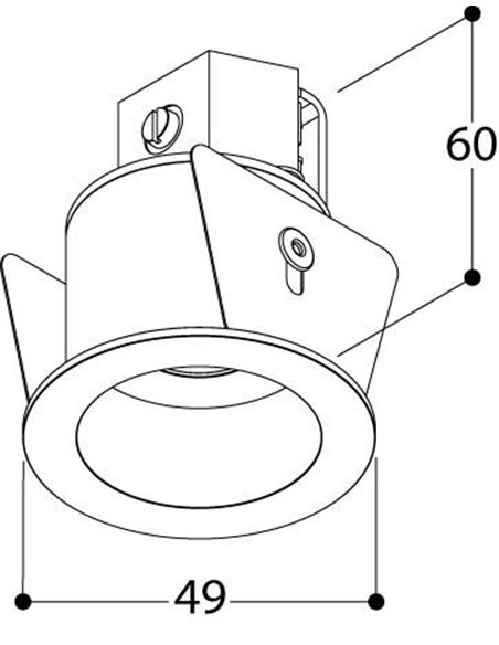 TAL MINI HELAX recessed spot