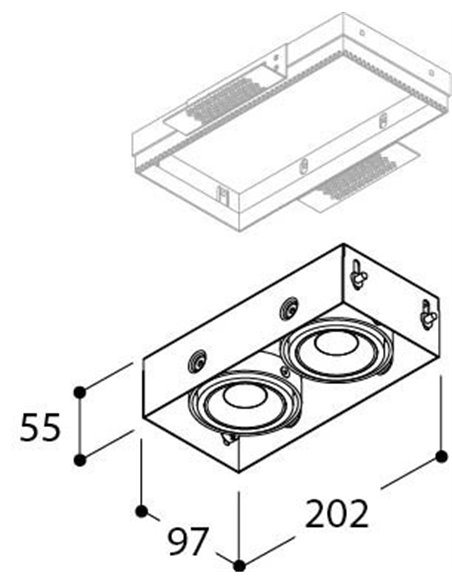 TAL MINI PROJEXXAR 2 BEAUFORT  recessed spot