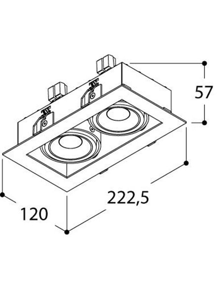 TAL MINI TOMMY 2 BEAUFORT recessed spot