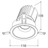 TAL MIX 26W ROUND FLEX recessed spot