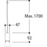 TAL NUTS SUSPENDED E27 M10  suspension lamp