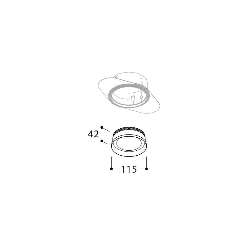 Tal Lighting ORBITAL BASIC TRIMLESS FLOW CONTROL LOOK Einbaustrahler