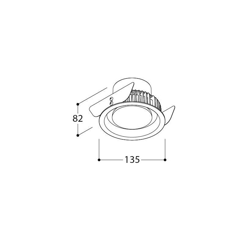 Tal Lighting ORBITAL IP65 LEAF - FLOW CONTROL Einbaustrahler