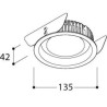 TAL ORBITAL LEAF FLOW CONTROL LOOK recessed spot