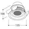 TAL ORBITAL LEAF SPEAKER recessed spot