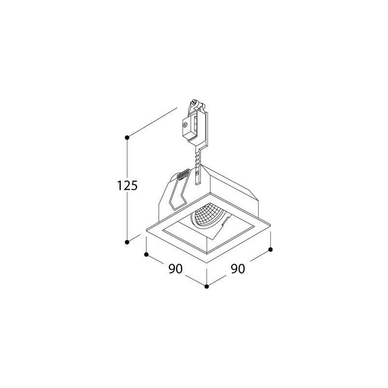 Tal Lighting QUAD 1 MOVING GU10 Einbaustrahler