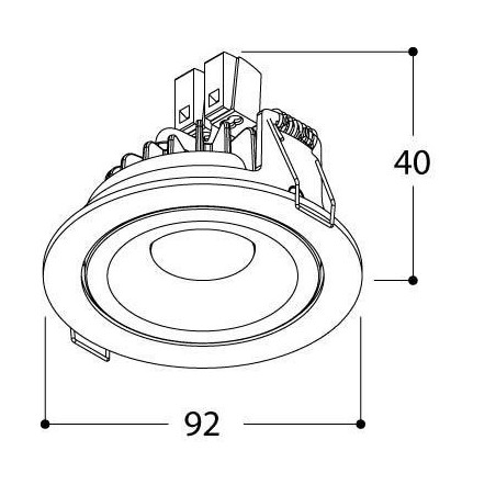 TAL SIMPLON BEAUFORT TORSION ceiling lamp