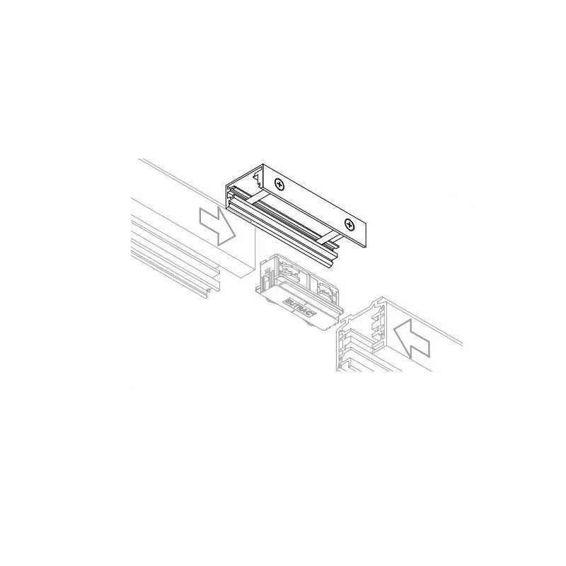 TAL LIGHTING SURFACE TRACK 3F - MECHANICAL COUPLER