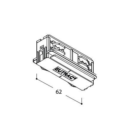 TAL SURFACE TRACK 3F - STRAIGHT COUPLER 
