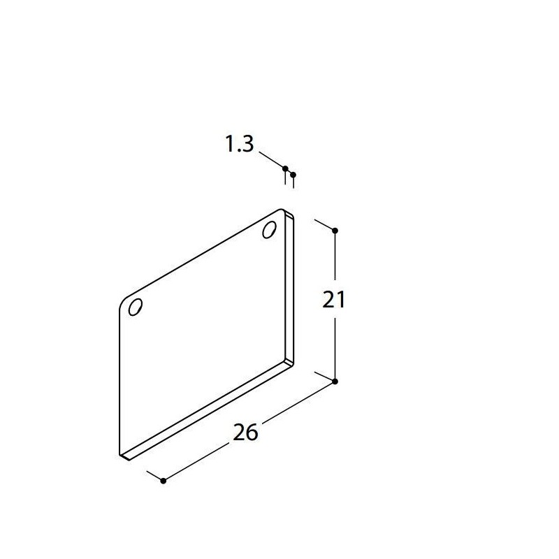 TAL LIGHTING TRACK 48V SURFACE - END CAP