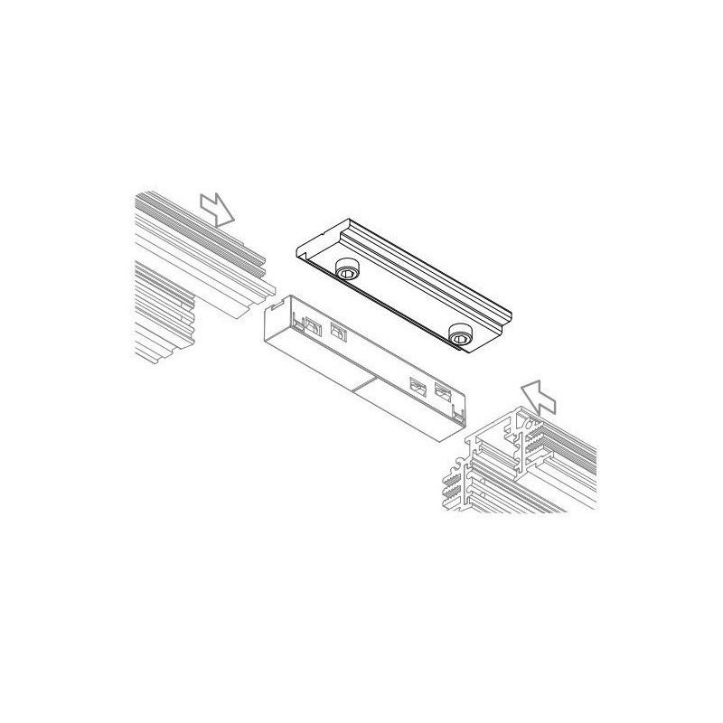 TAL LIGHTING TRACK 48V TRIMLESS - MECHANICAL COUPLER