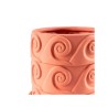 Seletti Magna Graecia Terracotta Vase With Saucer - Onda