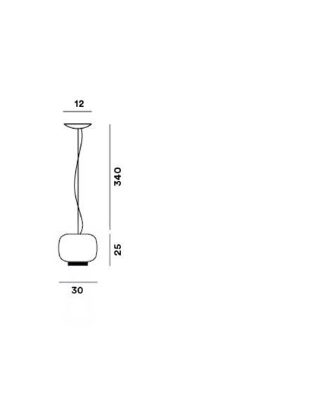 Foscarini Chouchin Reverse 3 Led suspension lamp