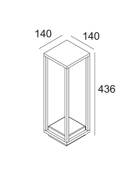 Delta Light MONTUR L P 45 LED Floor lamp