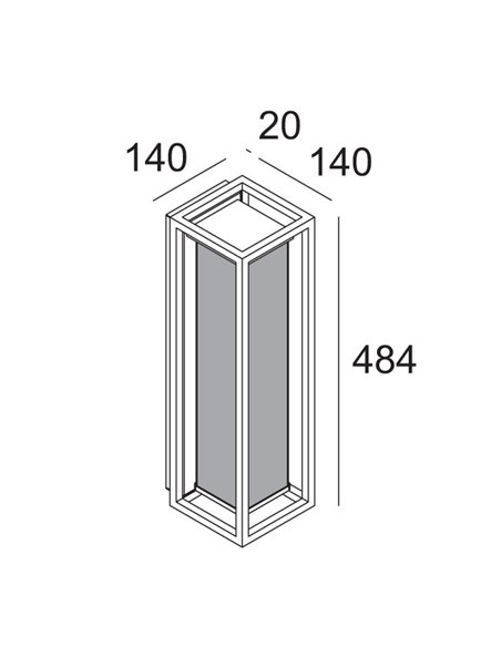 Delta Light MONTUR L PC LED Wall lamp