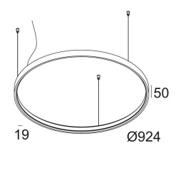 Delta Light SUPERLOOP HC 90 SPR Pendant