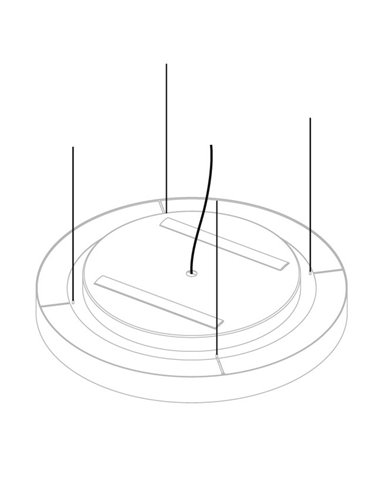 Delta Light SUSPENSION SET 25 3m