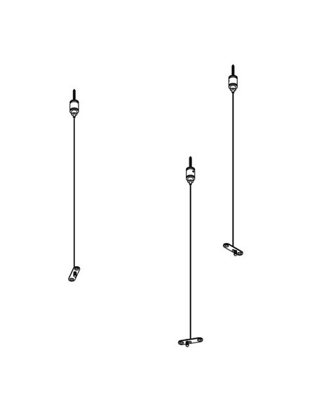 Delta Light MULTINOVA 55 SUSPENSION SET 5x0,75 3m