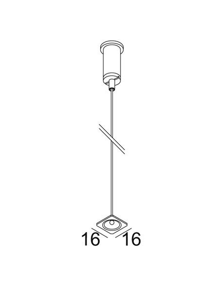 Delta Light SOLI - CABLE SUSPENSION SINGLE 3,0m