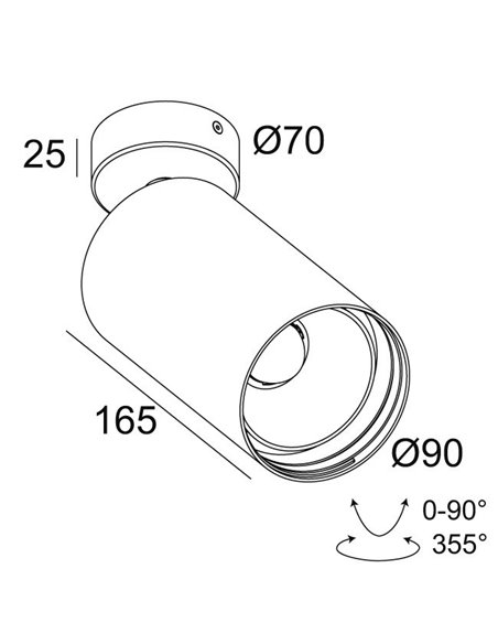 Delta Light SPY 90 ON Ceiling lamp