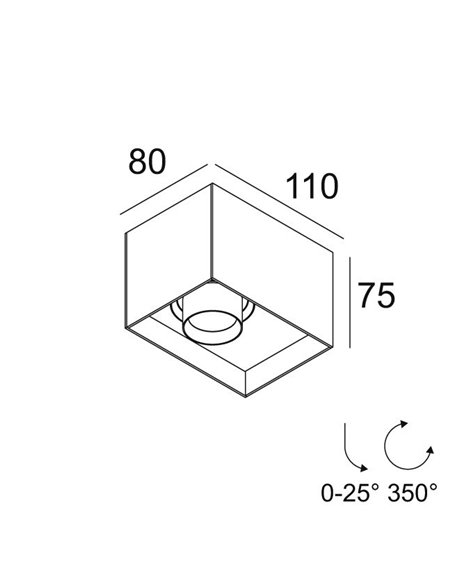 Delta Light VARO S ON OK Ceiling lamp