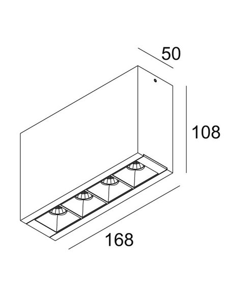 Delta Light DOT.COM L4 ON Ceiling lamp