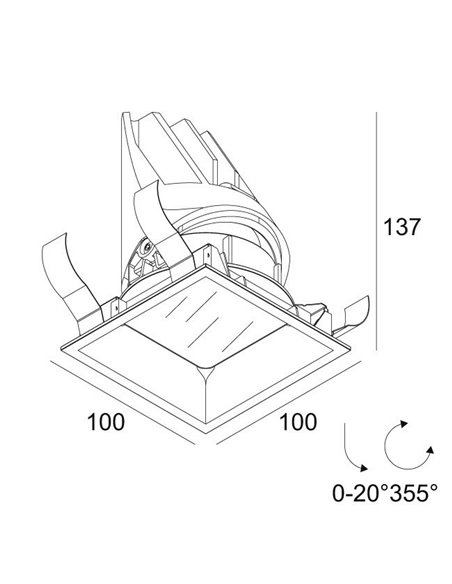 Delta Light ENTERO SQ-M IP SOFT Built in spot