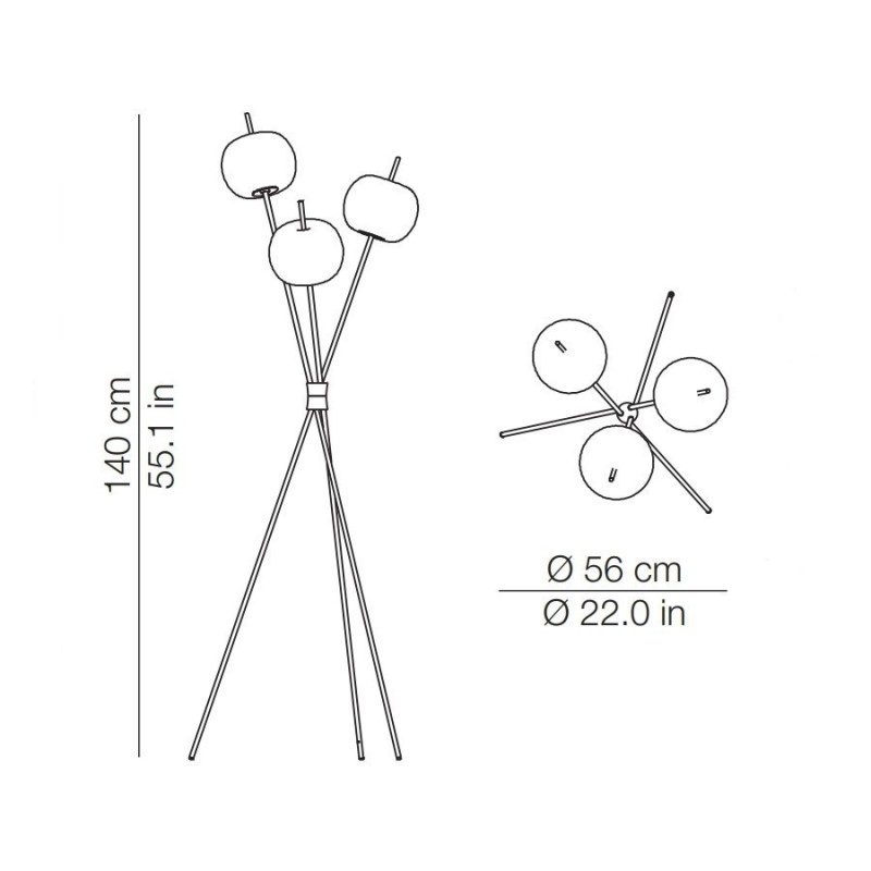 Kundalini KUSHI FLOOR Floorlamp
