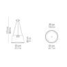 Kundalini TRIPOD CEILING Pendant lamp