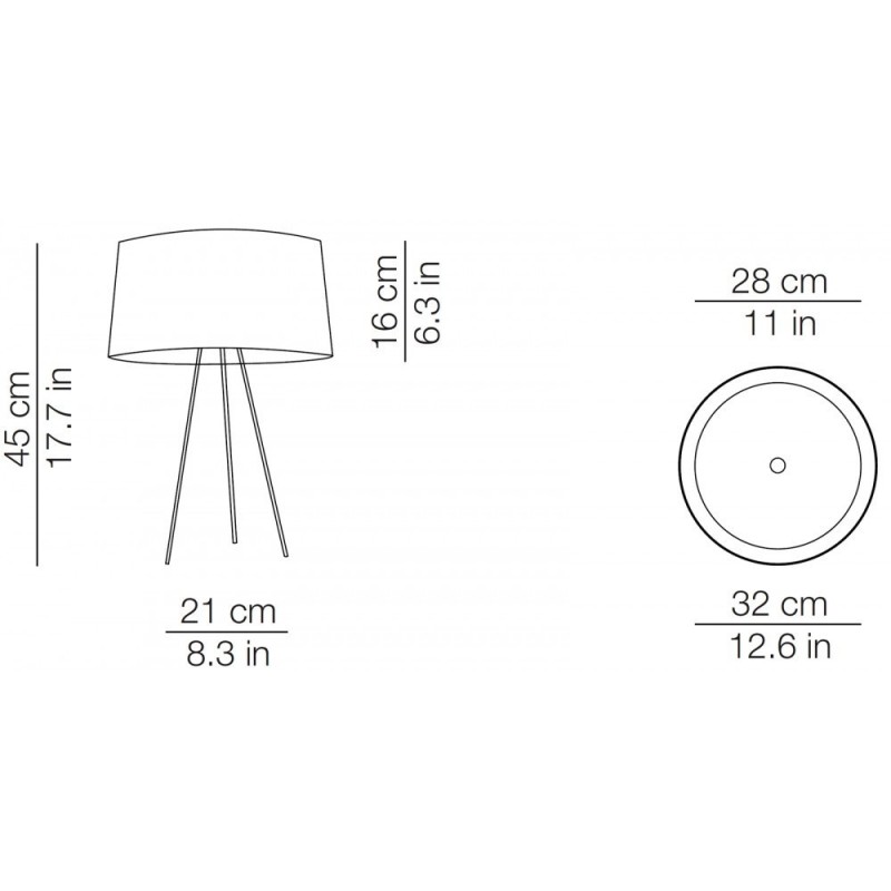 Kundalini TRIPOD TABLE Table lamp