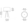 Kundalini TRIPOD TABLE Table lamp