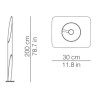 Kundalini SHAKTI 200 Floorlamp Satin base