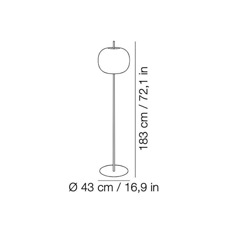 Kundalini KUSHI XL FLOOR Floorlamp