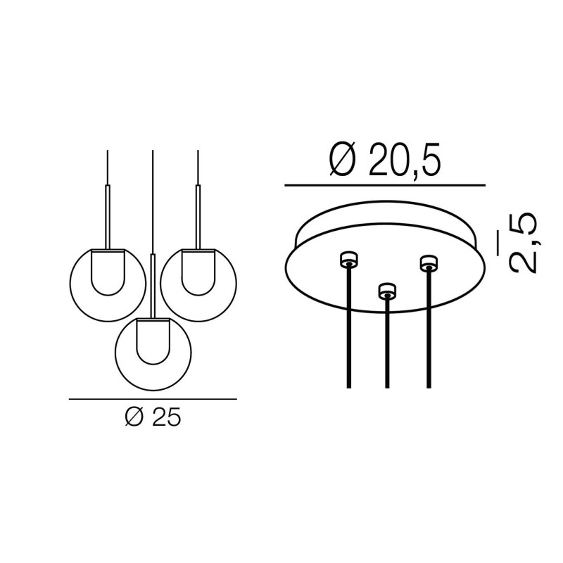 Kundalini DEW 3 Pendant lamp