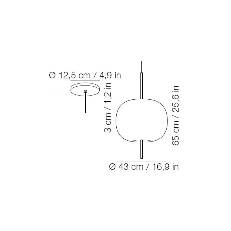 Kundalini KUSHI XL SUSPENSION Pendant lamp