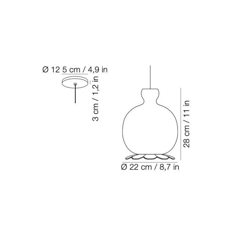 Kundalini OPYO SUSPENSION Pendant lamp