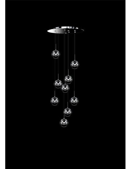 Kundalini Dew 9 Chandelier suspension lamp