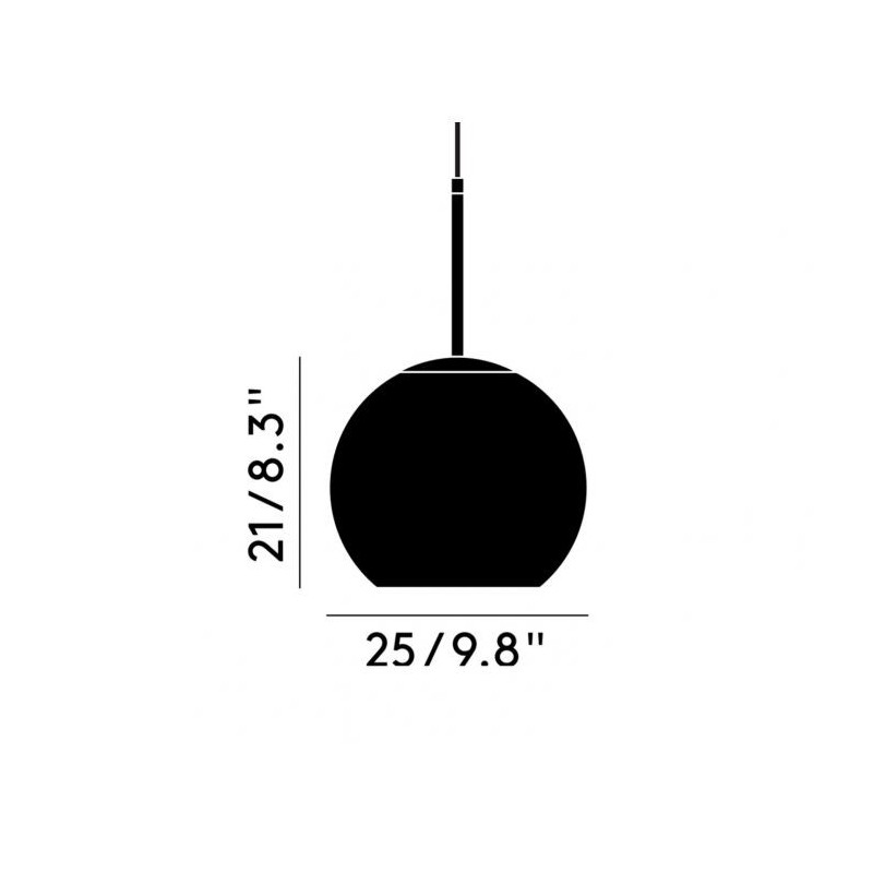 Copper round 25cm technisch