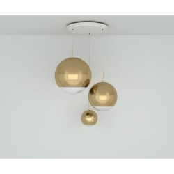 mirror ball range round goud