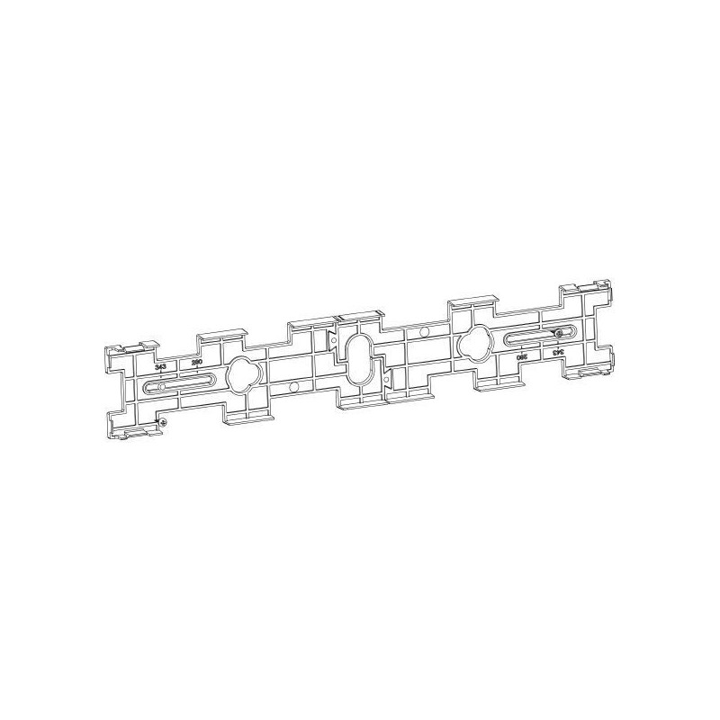 Integratech Reglette Afdekplaat Voor Renovatie 280~343Mm
