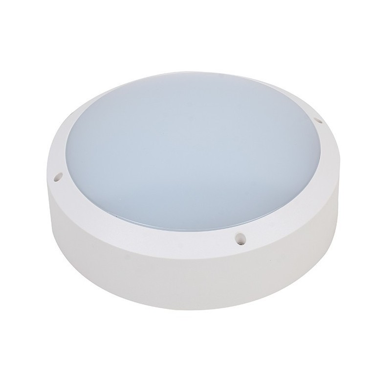 Integratech Led fixture Sola 10W 3000K IP65 IK10 sensor/EM