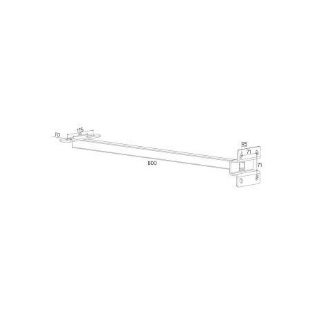 Integratech Steel arm 80cm for Evolve floodlight