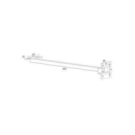 Integratech Steel arm 50cm for Evolve floodlight